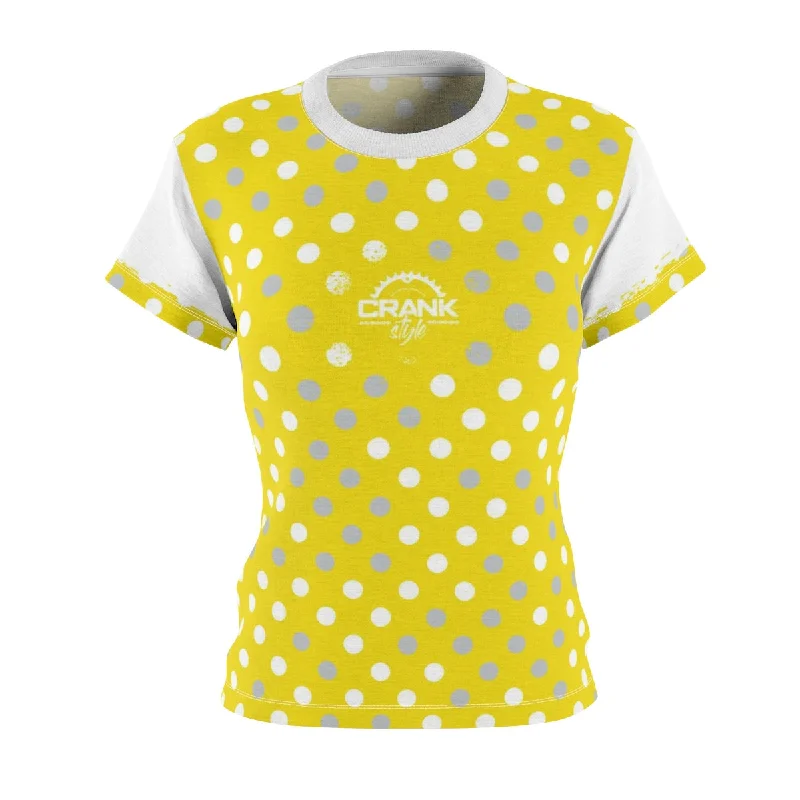 Women's Bella PolkaDot MTB Jersey Asymmetrical Jersey Blouse